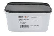 Monteringsskrue 4,8 x 35 fzb - 100 stk. 